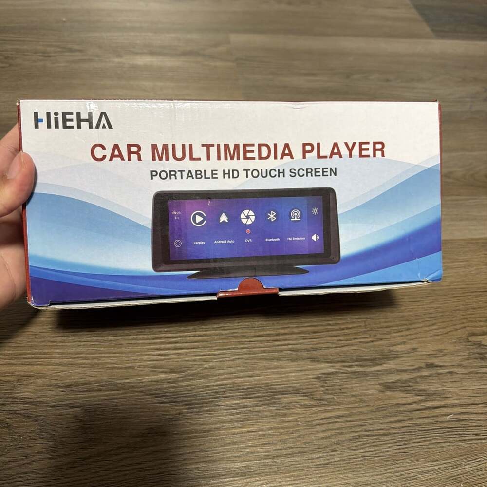 New Hieha 8.1" HD CarPlay Screen 2K Dash Cam Wireless Android Auto Touchscreen